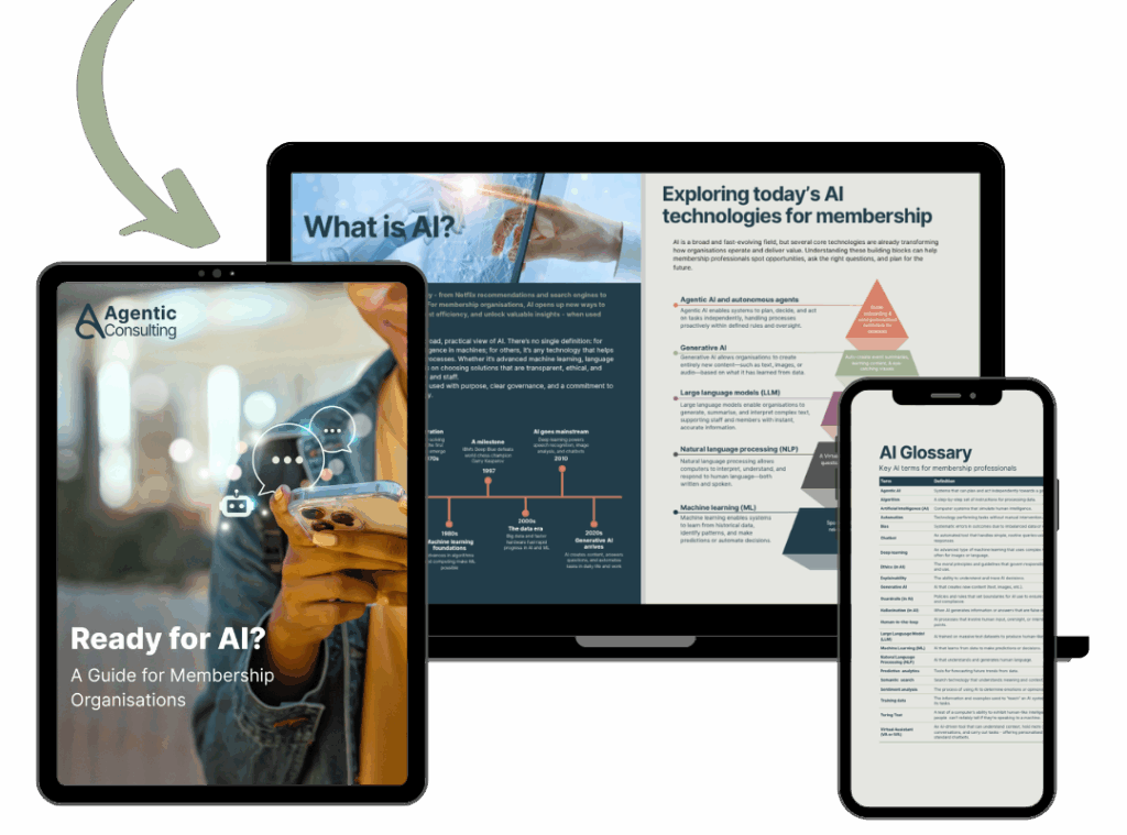 AI Guide for Membership Organisations – eBook cover